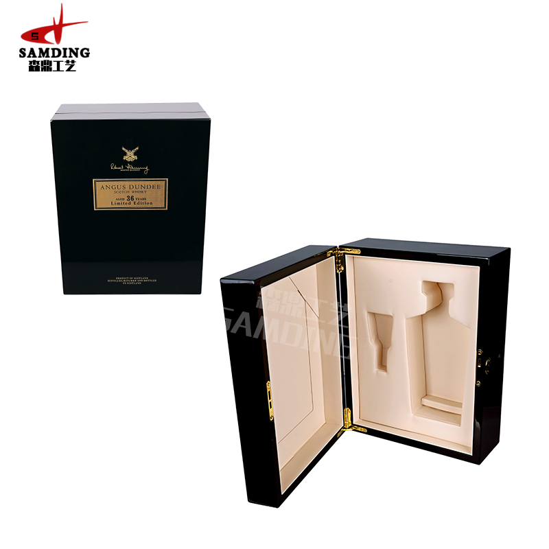 噴漆木質酒盒(蘇格蘭威士忌)