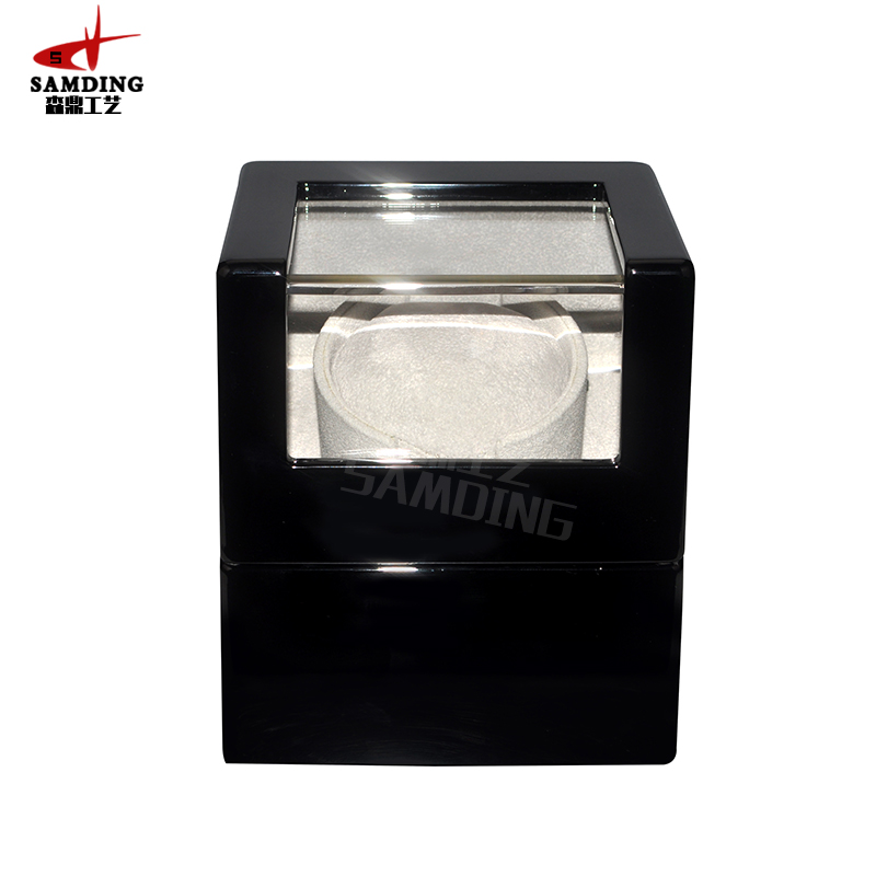 單個木質機械搖表盒